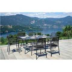 Tavolo Ameno In Ferro 160x100 - Antracite