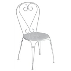 Sedia Sirmione In Ferro - Avorio