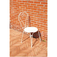 Sedia Sirmione In Ferro - Avorio