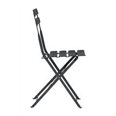 Greenwood Iron Bistro Garden Chair - Anthracite - Folding