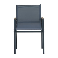 Greenwood Tarquinia Iron Dining Set - Anthracite