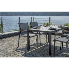 Dining Set Tarquinia In Ferro - Antracite