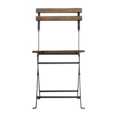 Deluxe-Bistro-Set für zwei Personen aus Eisen und FSC-zertifiziertem Akazienholz - Anthrazit Greenwood