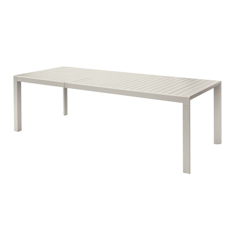 Ausziehbarer Aluminiumtisch Naxos 160/240x90 cm - Kreta Greenwood