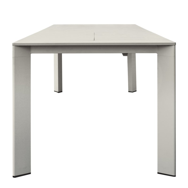 Anzio Ausziehtisch aus Aluminium 165/250x90 cm - Kreta Greenwood