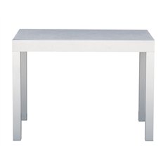 Greenwood Split Aluminum Garden Table 104/208x75 cm - White - Extendable