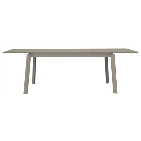 Tavolo San Donato In Alluminio - Tortora - Allungabile