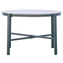 Set Tarquinia In Ferro E Resin Wood - Textilene Verde - Verde