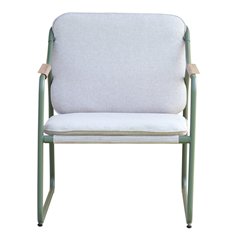 Set Tinos In Ferro - Textilene Ecru' - Verde