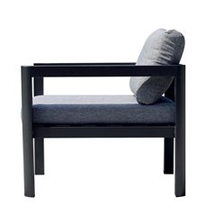 Marseille Kaffeeset mit Aluminium-Sessel - Anthrazit Greenwood