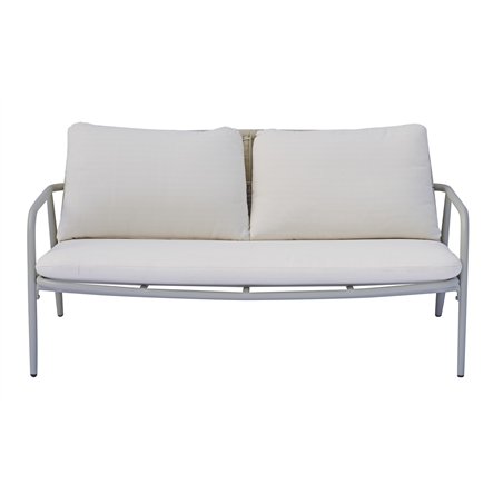 Montpellier Aluminium-Set - Beiges Seil - Kreta Greenwood