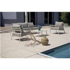 Set Cadice In Alluminio - Bianco