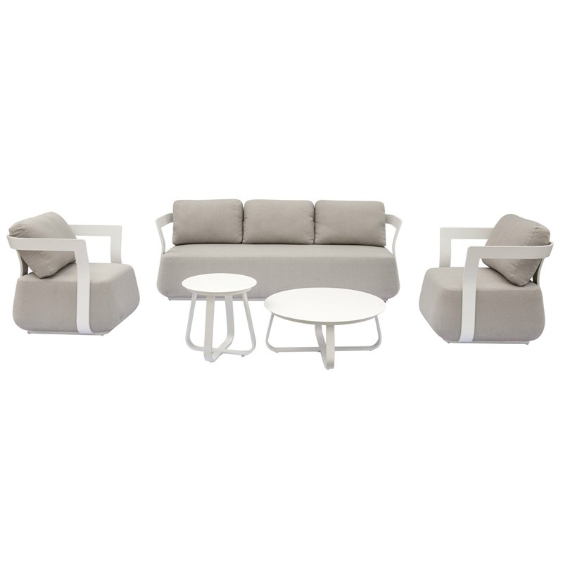 Monaco Aluminium-Set - Weiß Greenwood Monaco Aluminium-Set - Weiß Greenwood