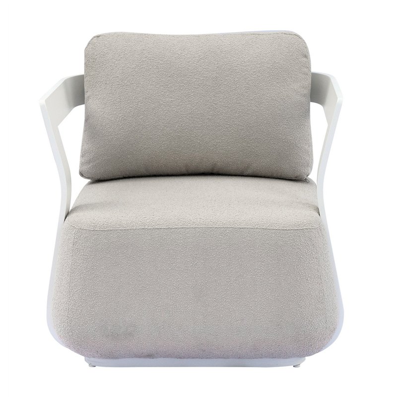 Greenwood Monaco Aluminum Lounge Set - White