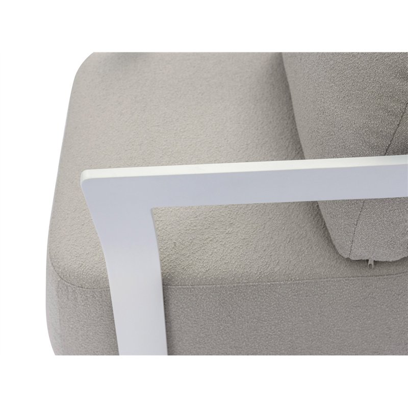 Greenwood Monaco Aluminum Lounge Set - White