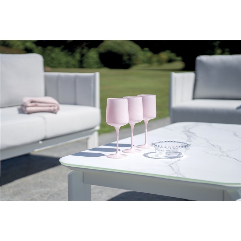 Cannes Aluminium-Set - Weiß Greenwood