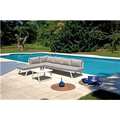 Set Angolare Tunisi - Bianco