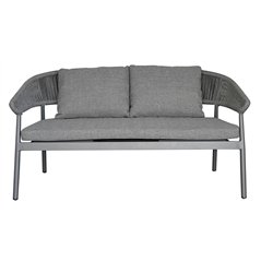 Greenwood Cap-Ferrat Aluminum Lounge Set - Anthracite Rope - Anthracite