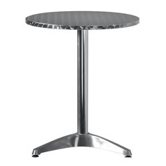 Tavolo In Alluminio E Acciaio Ø60 cm
