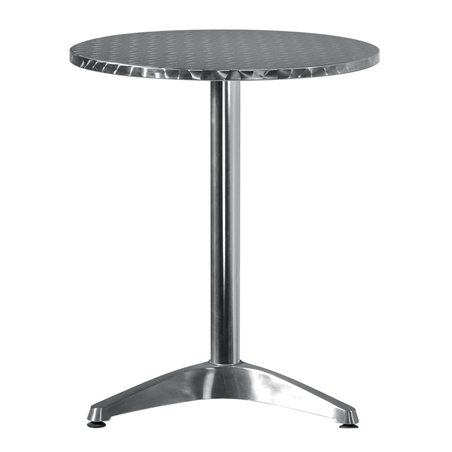 Tavolo In Alluminio E Acciaio Ø60 cm