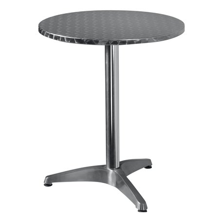Gartentisch aus Aluminium und Stahl Ø60 cm Greenwood