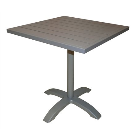 Greenwood Calipso Aluminum Garden Table 70x70 cm - Dove Gray