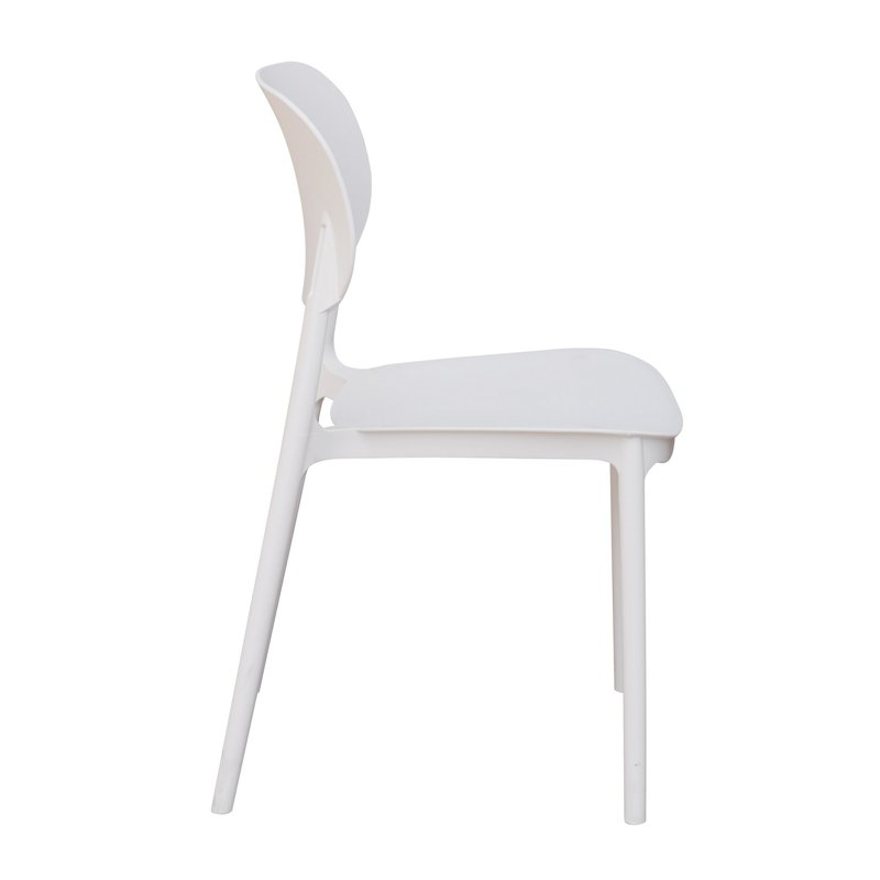 Greenwood Enna Garden Chair in Polypropylene with Fiberglass - White