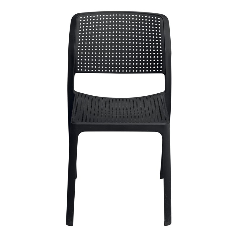 Greenwood Ravenna Garden Chair in Polypropylene with Fiberglass - Anthracite