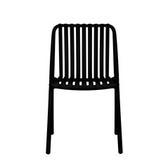 Sedia Como In Polipropilene Con Fibra Di Vetro  - Antracite