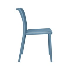 Como-Stuhl aus Polypropylen mit Fiberglas - Blau Greenwood