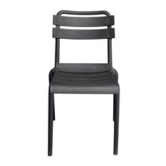 Sedia Monza In Polipropilene Con Fibra Di Vetro - Antracite