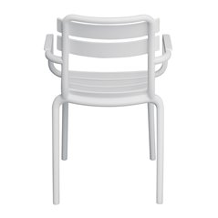 Sedia Monza In Polipropilene Con Fibra Di Vetro - Bianco