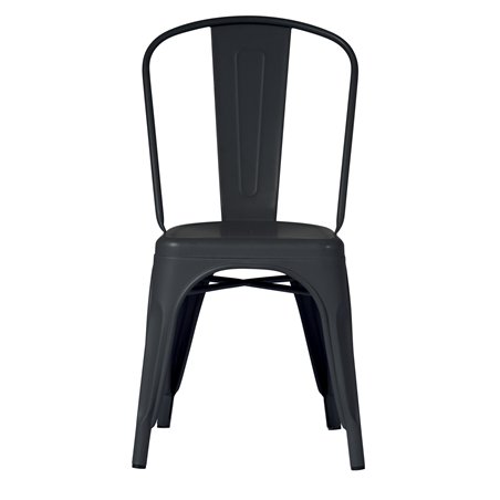 Sedia In Lamiera - Piombo - Impilabile