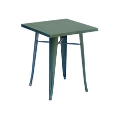 Tavolo In Lamiera 60x60 cm - Verde Militare