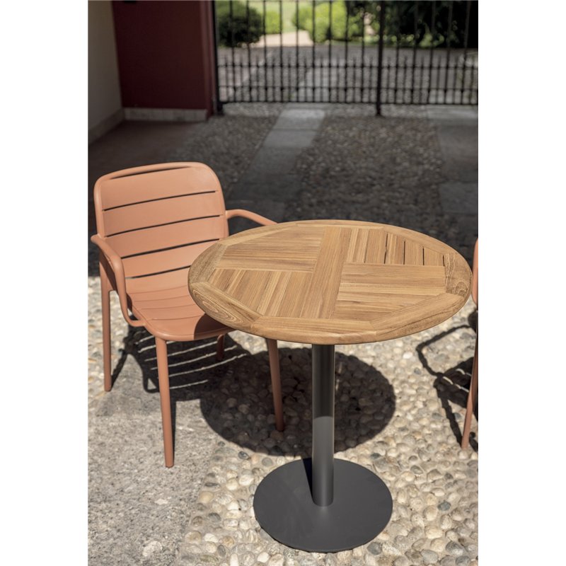 Greenwood Teak top Ø70 cm