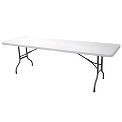 Tavolo Catering In Polietilene 244x76 cm - Pieghevole