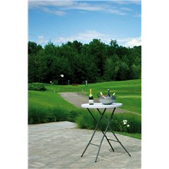 Greenwood High Polyethylene Catering Garden Table Ø80 cm