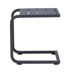 Tavolino In Alluminio - Antracite