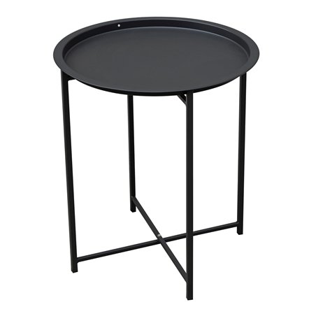 Tavolino Rotondo In Ferro Ø46 cm - Antracite