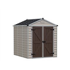 Canopia Skylight Casetta Da Giardino in Policarbonato 229X185X217 cm Sabbia