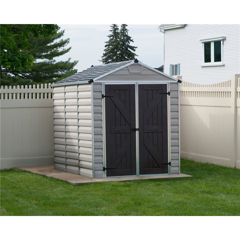Canopia Skylight Polycarbonate Garden Shed 229x185x217 cm Sand Canopia Skylight Polycarbonate Garden Shed 229x185x217 cm Sand