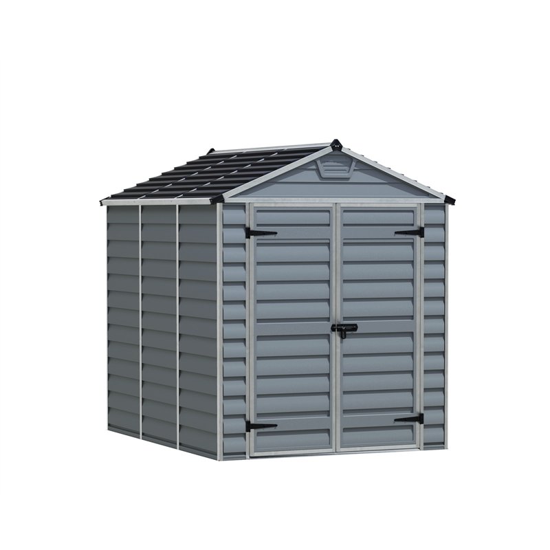 Canopia Skylight Gerätehaus aus Polycarbonat 229x185x217 cm Grau Canopia Skylight Gerätehaus aus Polycarbonat 229x185x217 cm Grau