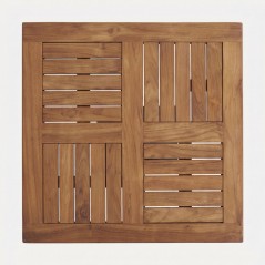Teakplatte 70x70 cm Greenwood