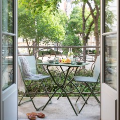 Set con Tavolo e 2 sedie BALCONY 64 x 70 cm colore Moss LaFuma