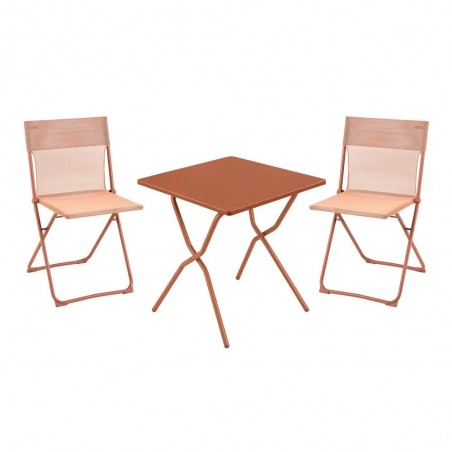 Set con Tavolo e 2 sedie BALCONY 64 x 70 cm colore Canyon LaFuma
