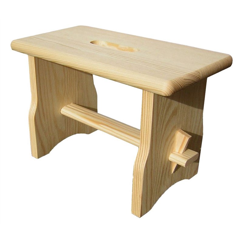 Pine Stool 40x20x20 cm Unionwood Pine Stool 40x20x20 cm Unionwood