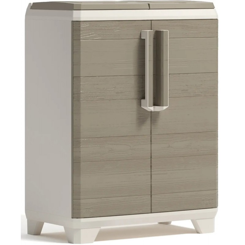 Keter Split Cabinet Recycling Premium Wood PRODOTTO CON DIFETTI Keter Split Cabinet Recycling Premium Wood PRODOTTO CON DIFETTI