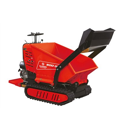 Motocarriola cingolata Blue Bird Carrier 500 DLH portata 500 kg