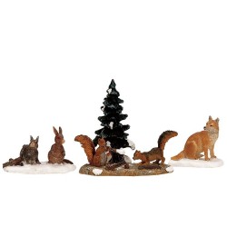 Woodland Animals Set of 4 Art.-Nr. 12516