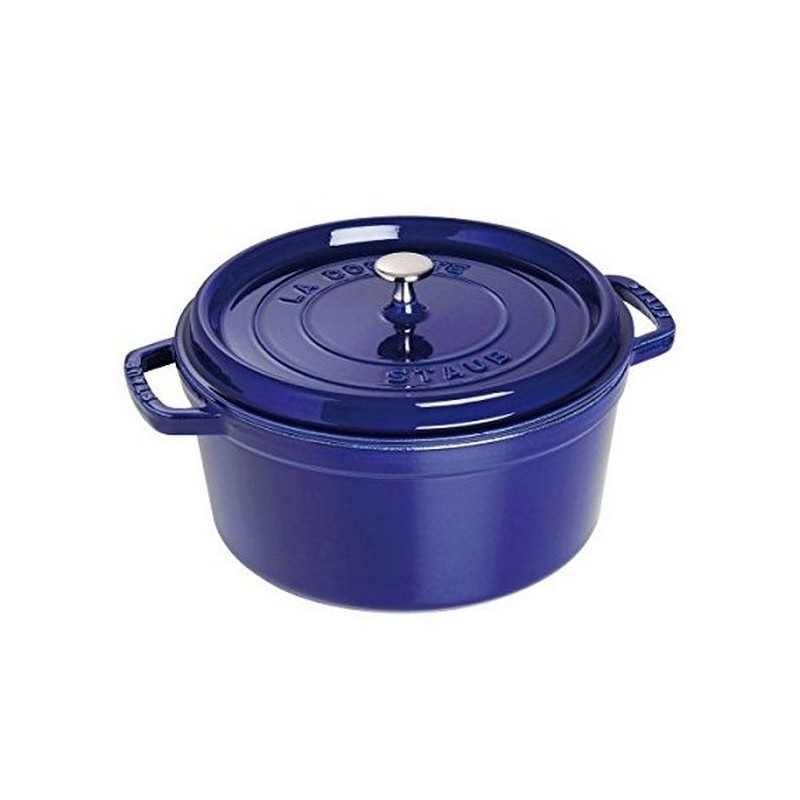 Cocotte 26 cm Blau aus Gusseisen